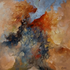 Genesis -  Oil on Canvas - 36" x 36"