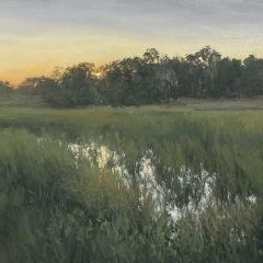 Twilight Glitter - Oil on Canvas - 24" x 36"