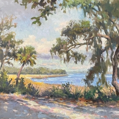 Low Country Light - Oil on Board - 18" x 24"