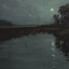 Moon River - Oil on Canvas - 18" x 36"