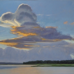 Carolina Cloudscape - Oil on Canvas