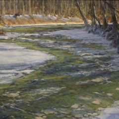 Spring Thaw – Oil on Canvas