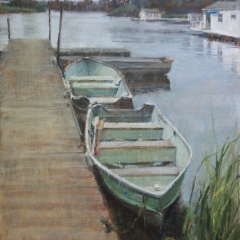 SOLD - Boats on the Bay