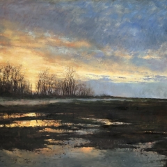 Golden Twilight - Oil on Canvas - 30" x 40"